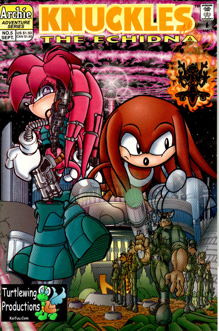 Knuckles - September 1997 Comic cover page